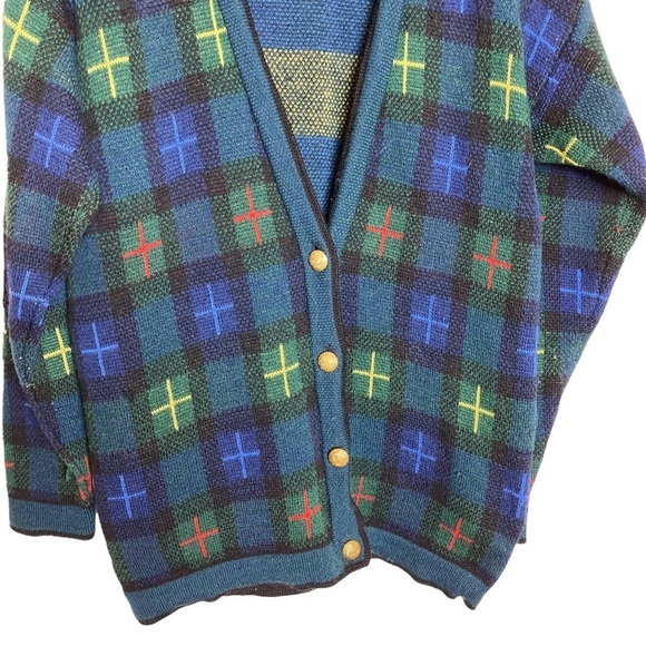 Vintage Pendleton mens small wool cardigan retro womens M/L - Picture 6 of 16